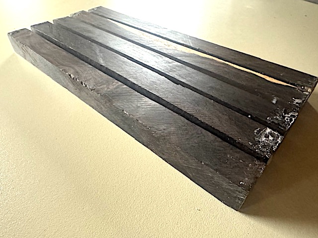 African Blackwood Pen Turning Lathe Blanks 1 x 1 x 9 to 10" -- 5 pcs